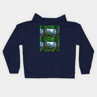 More beautiful Forest trees Kids Hoodie